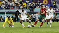 Pertandingan Portugal vs Ghana tersaji dalam matchday pertama babak penyisihan Grup H Piala Dunia 2022 yang berlangsung di Stadion 974, Jumat (25/11/2022) dini hari WIB. Reuters/Albert Gea  