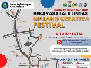 Malang Creative Festival Digelar Malam Ini, Simak Rekayasa Lalin Malang Creative Festival Digelar Malam Ini, Simak Rekayasa Lalin
