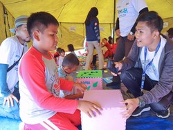 Lewat Trauma Healing, KAI & BUMN Hibur Anak-anak Korban Gempa Cianjur