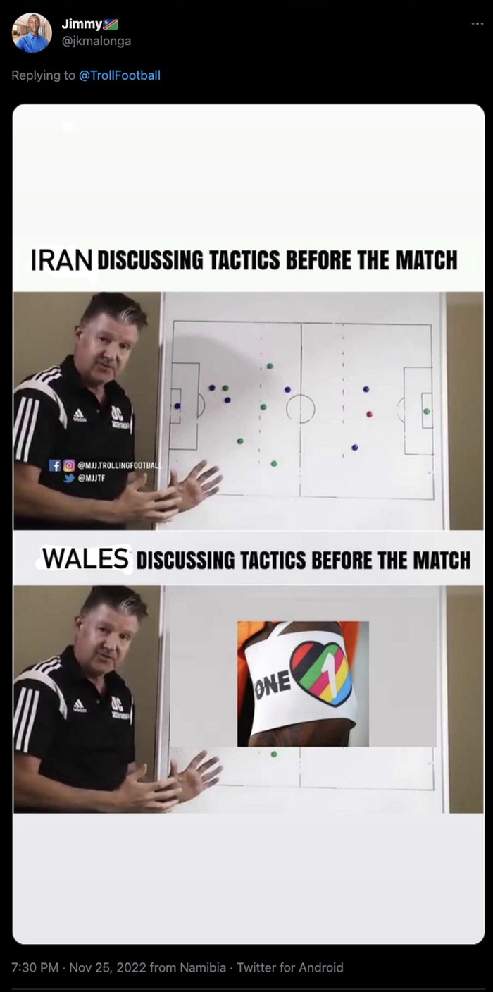 Wales vs Iran meme