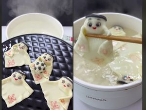Gemas! Dumpling Ini Berbentuk Laeeb, Maskot Pildun 2022 di Qatar Gemas! Dumpling Ini Berbentuk Laeeb, Maskot Pildun 2022 di Qatar