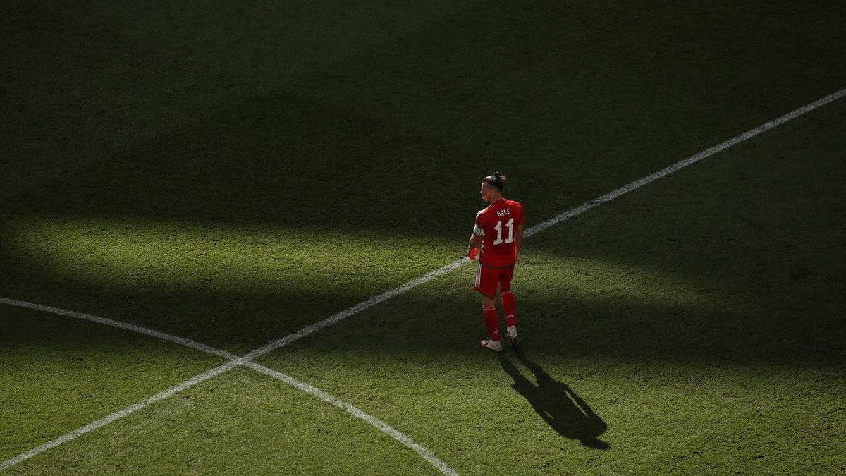 Gareth Bale di laga Wales vs Iran minim kontribusi. (Foto: Ryan Pierse/Getty Images)