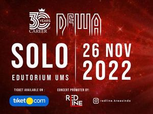 Konser 30 Tahun DEWA 19 di Edutorium UMS Malam Ini, 4 Vokalis-2 Drumer