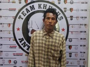 Tampang Pria Nekat Curi Besi Jembatan di Medan yang Bikin Bobby Murka