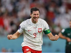 Hore! Lewandowski Akhirnya Cetak Gol di Piala Dunia
