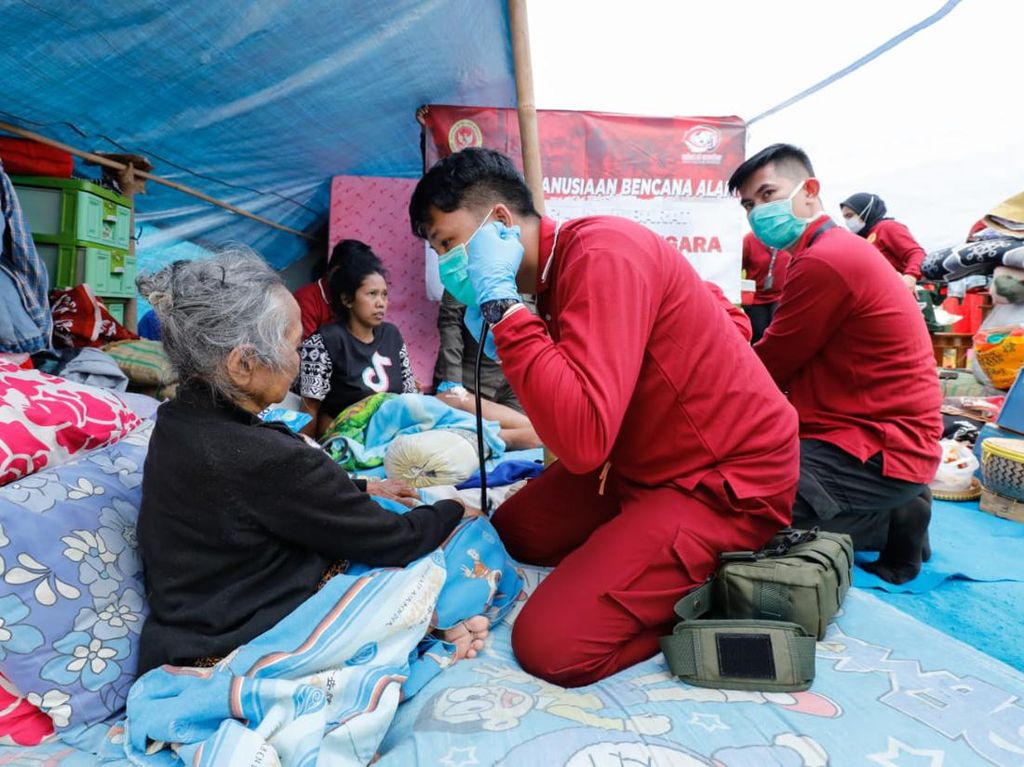 BIN Beri Layanan Kesehatan Door to Door ke Korban Gempa Cianjur