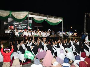 Santri di Lampung Gelar Selawat Dukung Ganjar Nyapres 2024