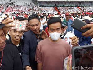 Cerita Gibran ke Acara Relawan Jokowi di GBK: Saya Nyasar