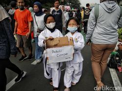 Ramai-ramai Galang Dana untuk Korban Gempa Cianjur di CFD HI