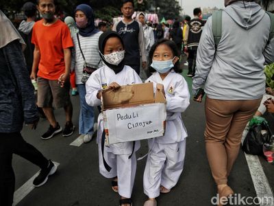 Ramai-ramai Galang Dana untuk Korban Gempa Cianjur di CFD HI