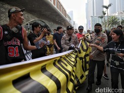 Bubarkan Tolak RKUHP di CFD, Polisi Minta Massa Taati Aturan Berpendapat