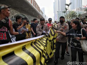 Aksi Tolak RKUHP di CFD Jakarta Dibubarkan Polisi, Ini 4 Hal Diketahui Aksi Tolak RKUHP di CFD Jakarta Dibubarkan Polisi, Ini 4 Hal Diketahui