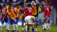 Akibat kekalahan dari Kosta Rika ini, tiket babak 16 besar menjauh dari tim Samurai Biru. AP/Ariel Schalit  