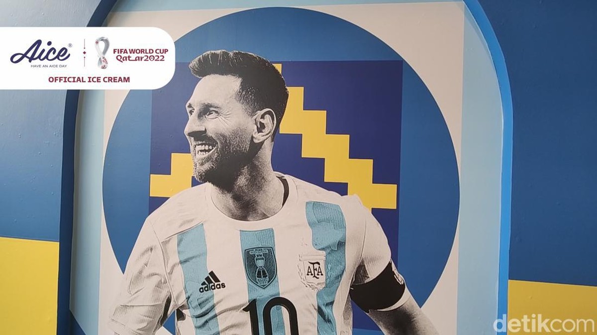 Lionel Messi mengantarkan Argentina menang 2-0 atas Meksiko. (Foto: dok.detikcom/Lucas Aditya)