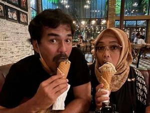 Momen Seru Teddy Syah Makan di Lokasi Syuting hingga Bareng Keluarga