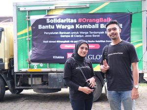 Mitra Bisnis MS GLOW Salurkan Bantuan Uang untuk Korban Gempa Cianjur