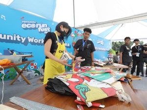 Di Pertamina Eco RunFest, Ada Komunitas Sulap Sampah Jadi Casing HP