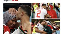 Viral Bintang Maroko Achraf Hakimi Cium Ibu Usai Libas Belgia