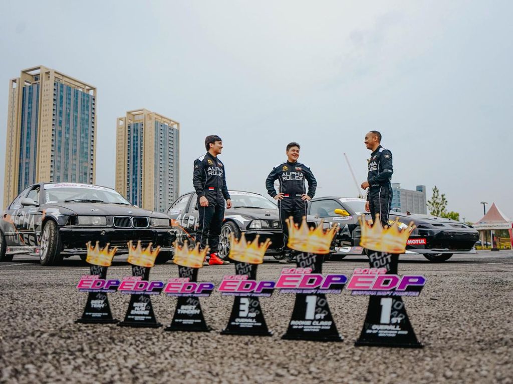 Alpha Rules Drift Team Kuasai Dua Putaran Edutown Drift Prix 2022