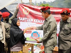 Puluhan Personel BIN Jalan Kaki Sisir Daerah Terisolir Gempa Cianjur