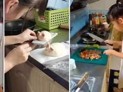 Keren! Bocah 9 Tahun Ini Jago Masak dan Bikin Kue