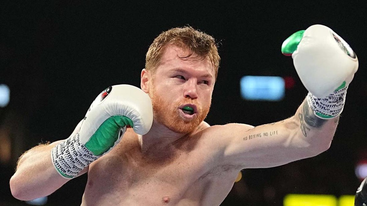 Petinju Meksiko, Canelo Alvarez. (Foto: Getty Images)