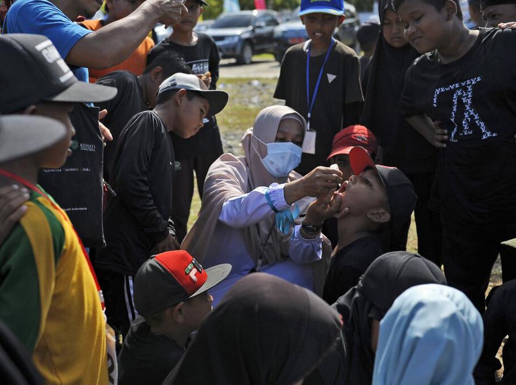 Imunisasi Polio di Aceh Terus Digalakkan