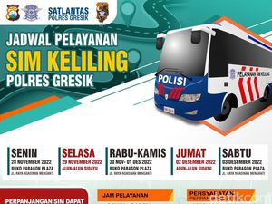 Info Maszeeh! Jadwal SIM Keliling Gresik 28 November-3 Desember 2022