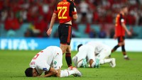 The Atlas Lions menang dengan skor 2-0 berkat gol-gol di babak kedua. (Chris Brunskill/Getty Images)  