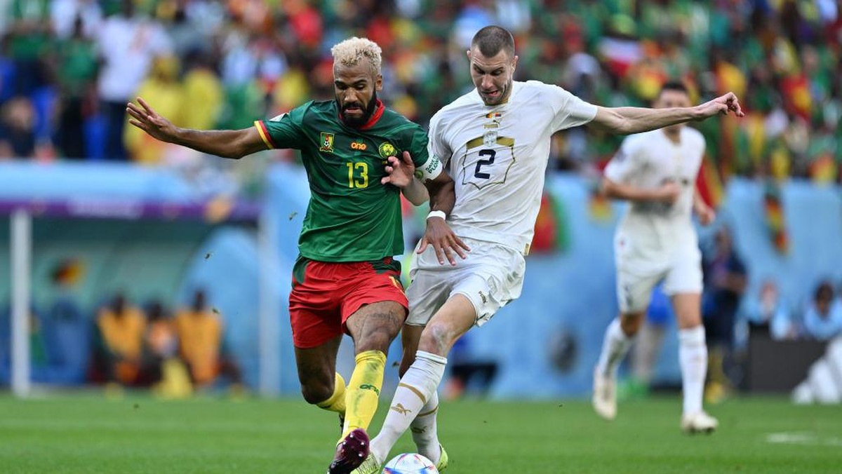 Babak I Kamerun vs Serbia. (Foto: Anadolu Agency via Getty Images/Anadolu Agency)