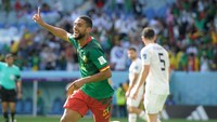 Kamerun awalnya tertekan, tapi unggul lebih dulu lewat Jean-Charles Castelletto pada menit ke-29. Skor 1-0.
