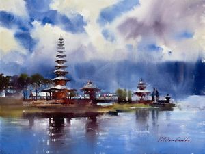 176 Lukisan Cat Air dari 31 Negara Dipamerkan di Jakarta