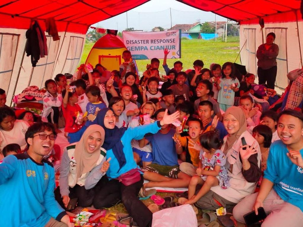 PLN Beri Trauma Healing pada Anak-anak Penyintas Gempa di Cianjur