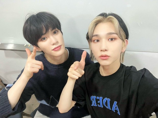 Potret A-Min dan Baekseung EPEX/ Foto: twitter.com/the_EPEX Potret A-Min dan Baekseung EPEX