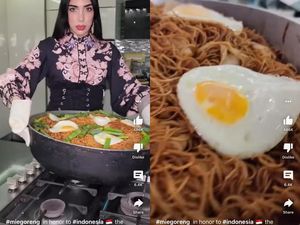 YouTuber Lebanon Bikin Mie Goreng ala Indonesia dan Bagikan ke Satu Kampung