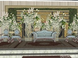 Nuansa Bunga Putih Bakal Hiasi Pelaminan Kaesang-Erina di Loji Gandrung