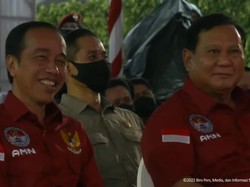 Jokowi: Saya Cek Pak Prabowo Punya Kerutan, Sebagian Rambutnya Putih