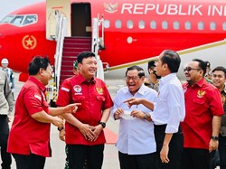 Momen Tawa Lepas Jokowi, Prabowo, hingga Budi Gunawan di Jatim