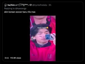 Viral Supporter Korea Mirip Jokowi, Bikin Kaesang Sampai Ikut Komentar