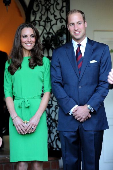 LOS ANGELES, CA - JULY 08:  Catherine, Duchess of Cambridge and Prince William, Duke of Cambridge attend a private reception held at the British Consul-General's residence on July 8, 2011 in Los Angeles, California. The newly married Royal Couple are on the ninth day of their first joint overseas tour. The 12 day visit to North America winds down with a three day visit to Southern California.  (Photo by Frazer Harrison/Getty Images for British Consul-General-Los Angeles)