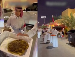 Tuai Pujian! Masyarakat Qatar Berikan Makanan Gratis untuk Penonton Piala Dunia 2022