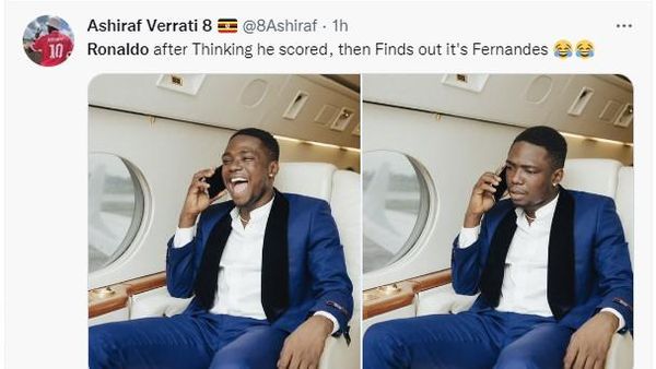 Meme Kocak Ronaldo Curi Gol Bruno Fernandes