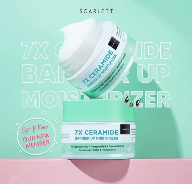 Pelembab terbaru dari brand skincare Scarlett.