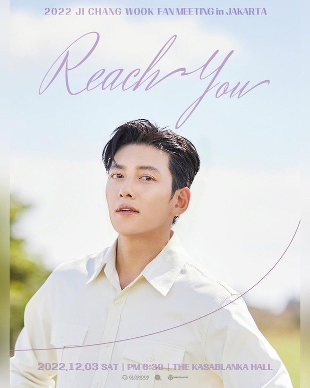 Poster fan meeting Ji Chang Wook Reach You