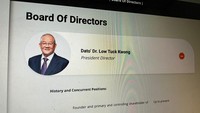 Lika-liku Low Tuck Kwong dari Kontraktor hingga Jadi Raja Batu Bara