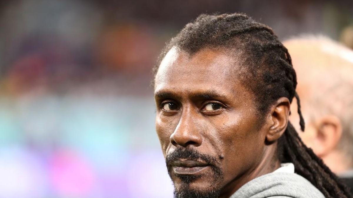 Pelatih Senegal Aliou Cisse mungkin absen hadapi saat hadapi Inggris (Getty Images/James Williamson - AMA)