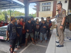 11 Anak Jalanan Diciduk Satpol PP Jembrana saat Ngamen di Lampu Merah