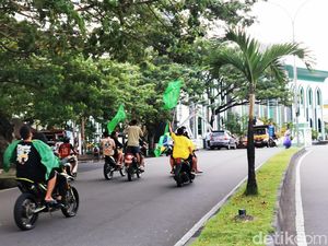 Dijual Mahal, Bendera Negara Piala Dunia Laris Manis di Ternate
