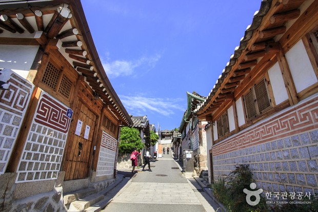 Tempat tinggal khas tradisional Korea Selatan.