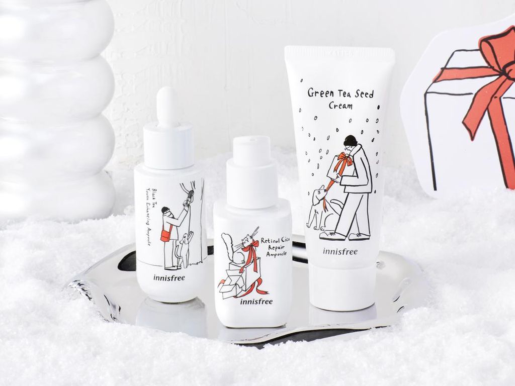 Innisfree Rilis Skincare Edisi Liburan, Ada Retinol Pertama Mengandung Cica Innisfree Rilis Skincare Edisi Liburan, Ada Retinol Pertama Mengandung Cica